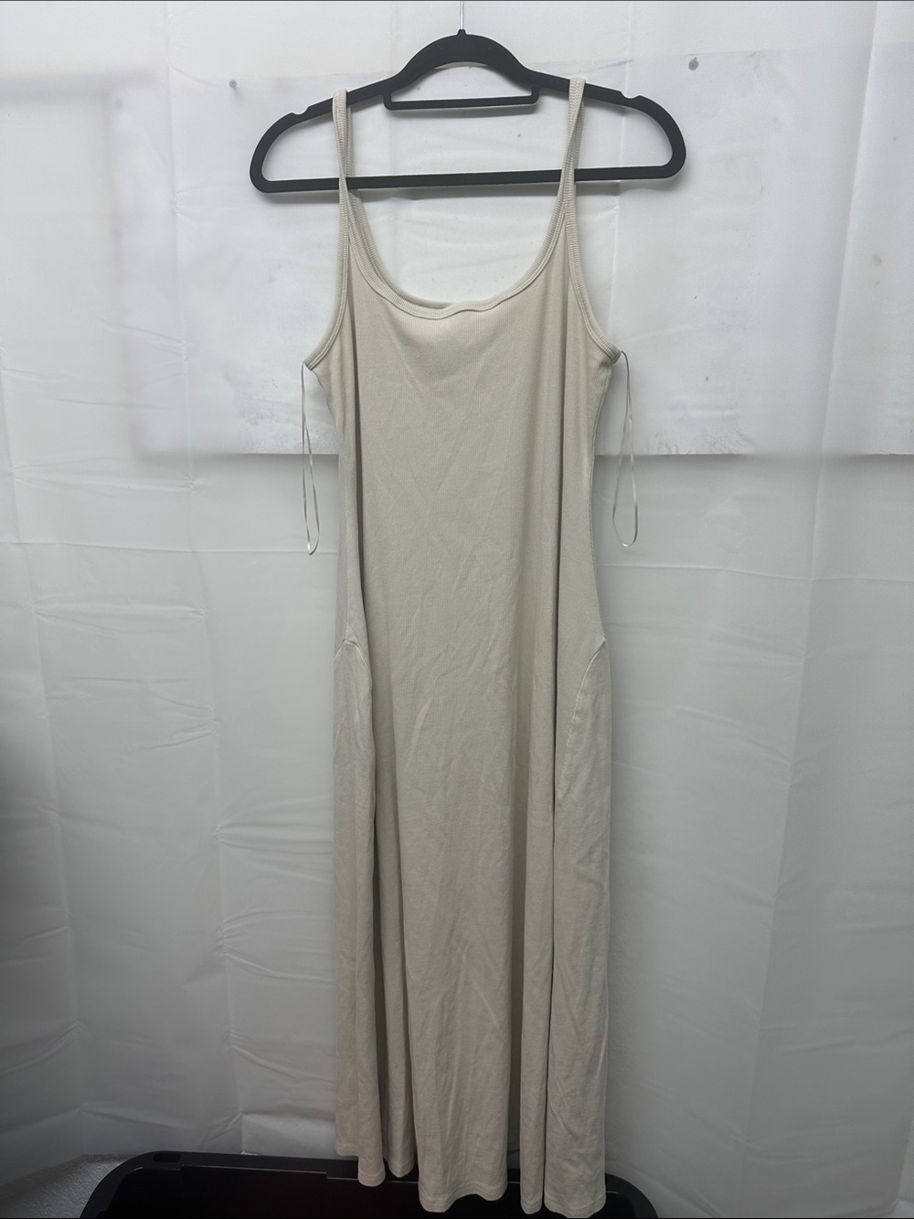 Old Navy Cream Scoop Neck Maxi Dress
